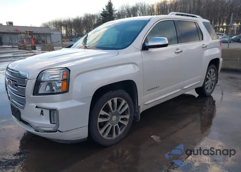 2016 GMC Terrain Denali из США, поврежденный, VIN 2GKFLVE36G6118870
